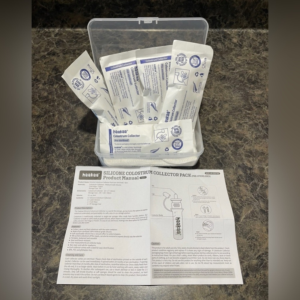 Haakaa Silicone Colostrum Collector Set